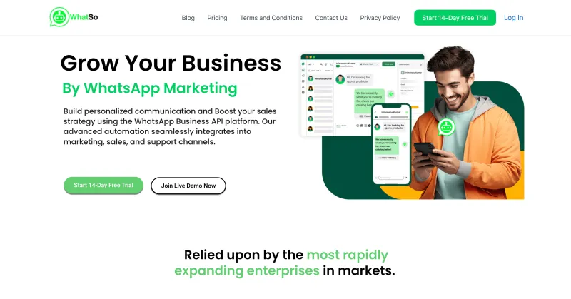 Best WhatsApp marketing tool - Whatso