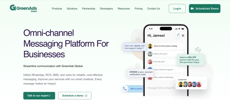 Best WhatsApp marketing tool - GreenAds Global